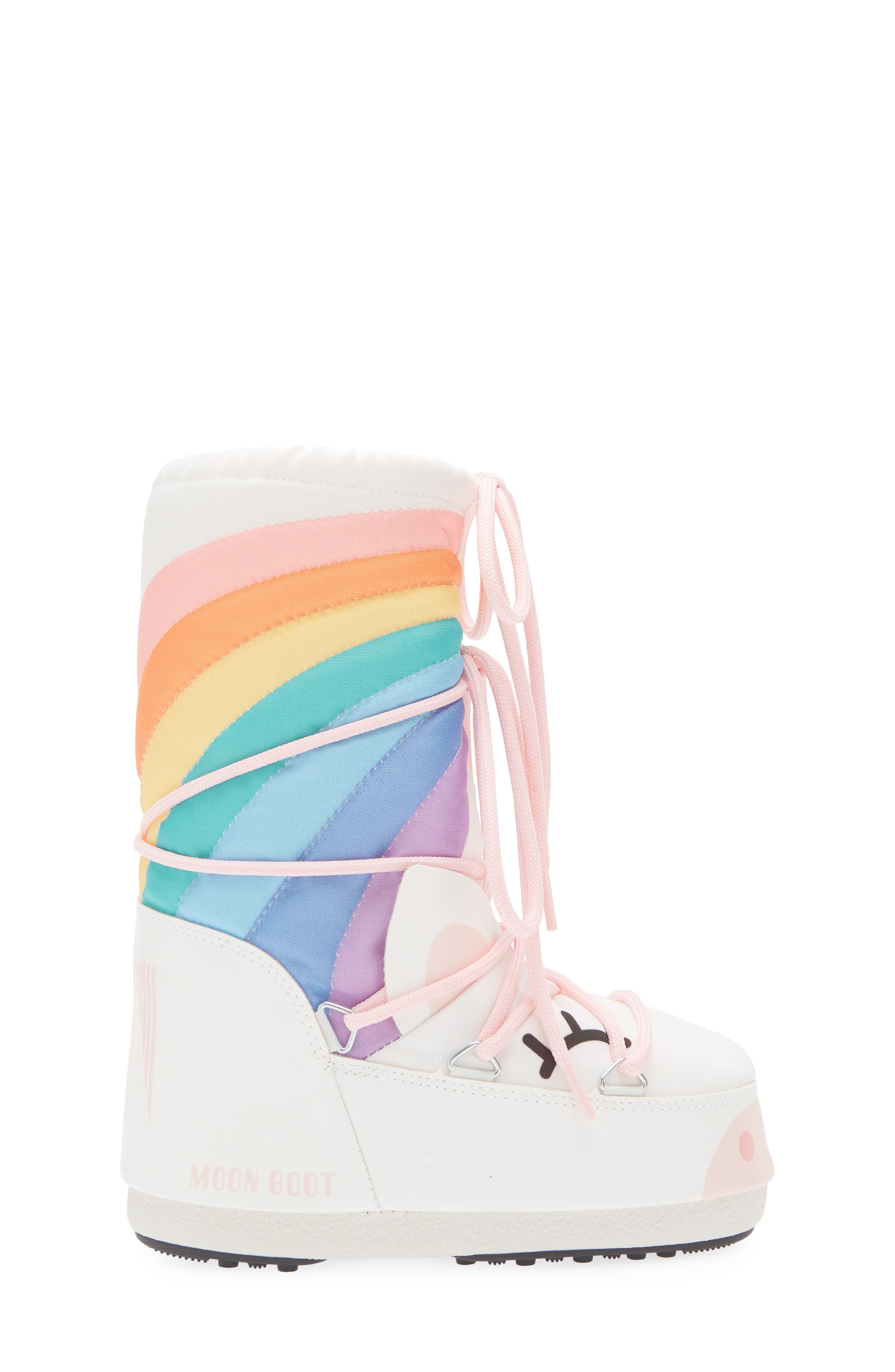 Moon Boot<sup>®</sup> Kids' Icon Unicorn Boot, Alternate, color, White/ Multicolor