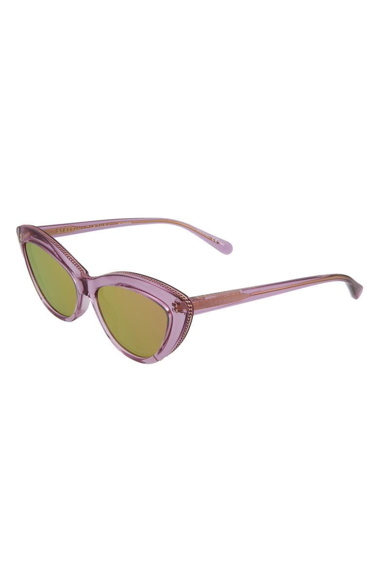 Stella McCartney 54mm Cat Eye Sunglasses, Alternate, color,