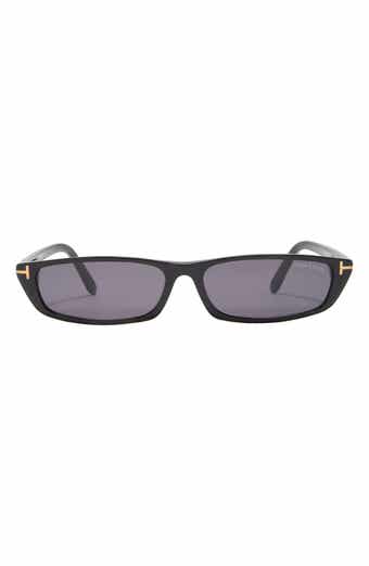 59mm Slim Rectangle Sunglasses