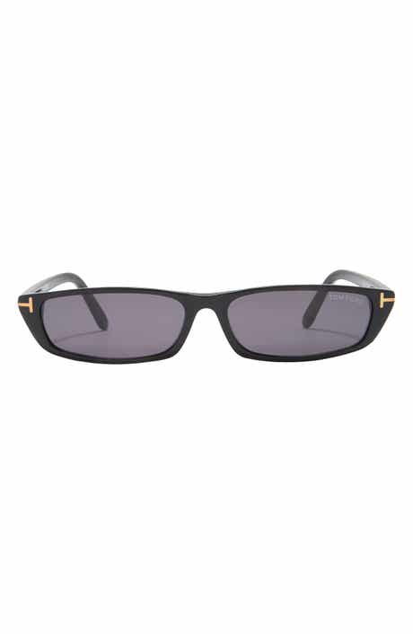 59mm Slim Rectangle Sunglasses