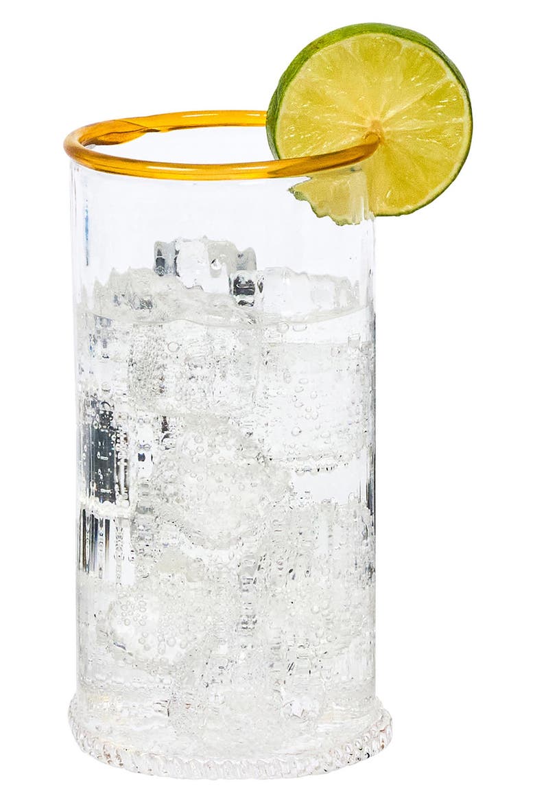Nell Highball Glass, Alternate, color, DAFFODIL