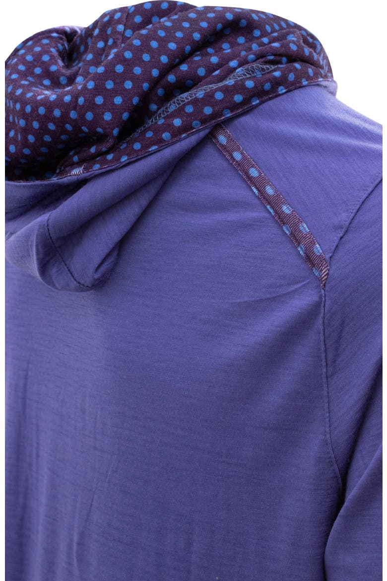 Hugo Extra Fine Merino Wool Lightweight Hoodie, Alternate, color, Skipper
