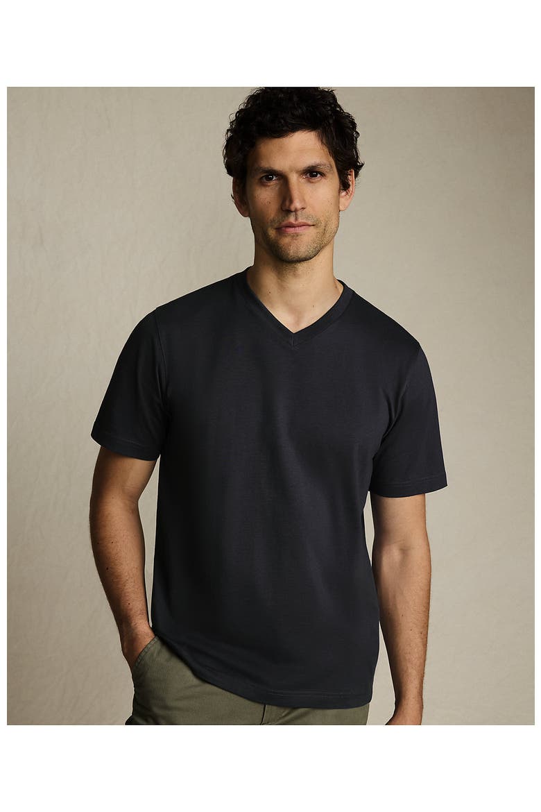 Super-T Short Sleeve V-Neck T-Shirt, Alternate, color, Black