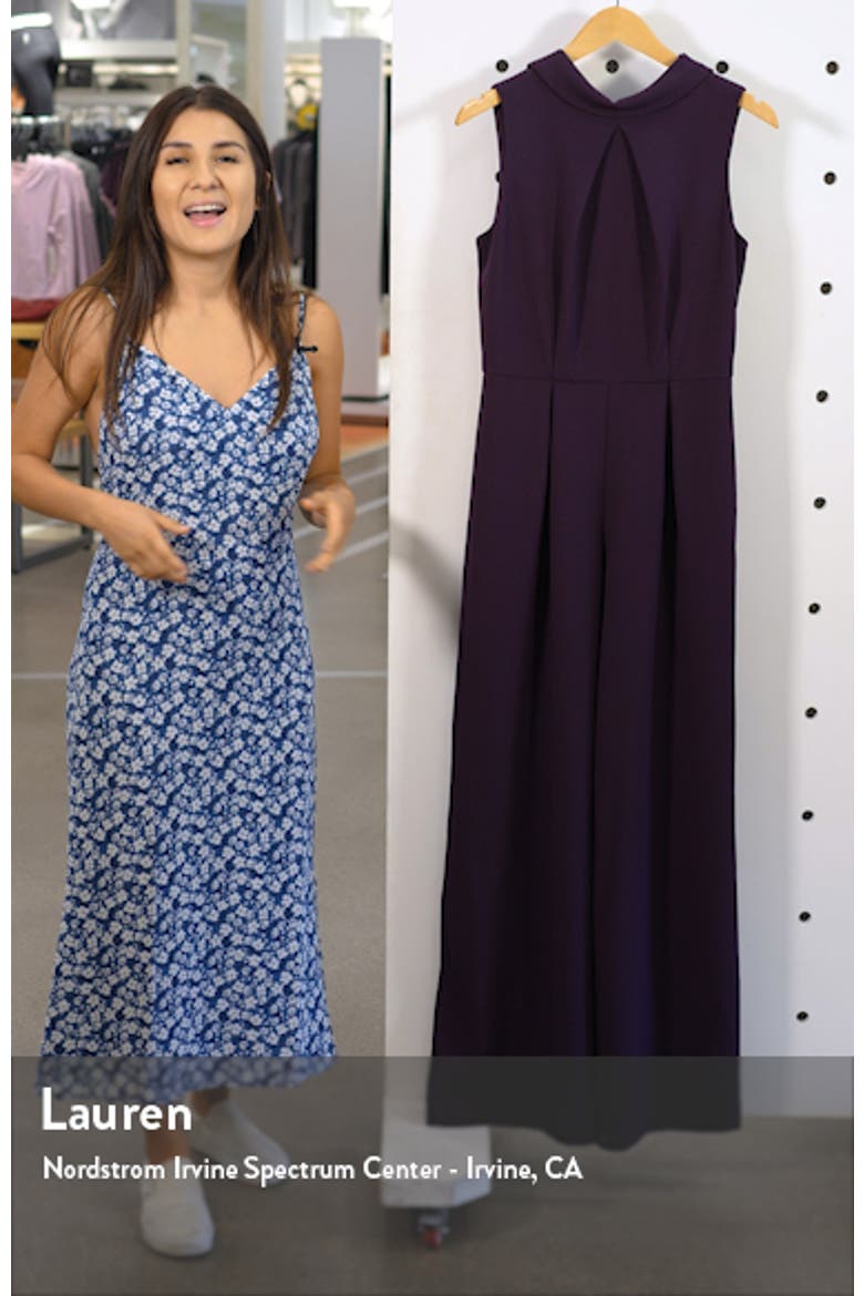 Mock Neck Wide Leg Jumpsuit video