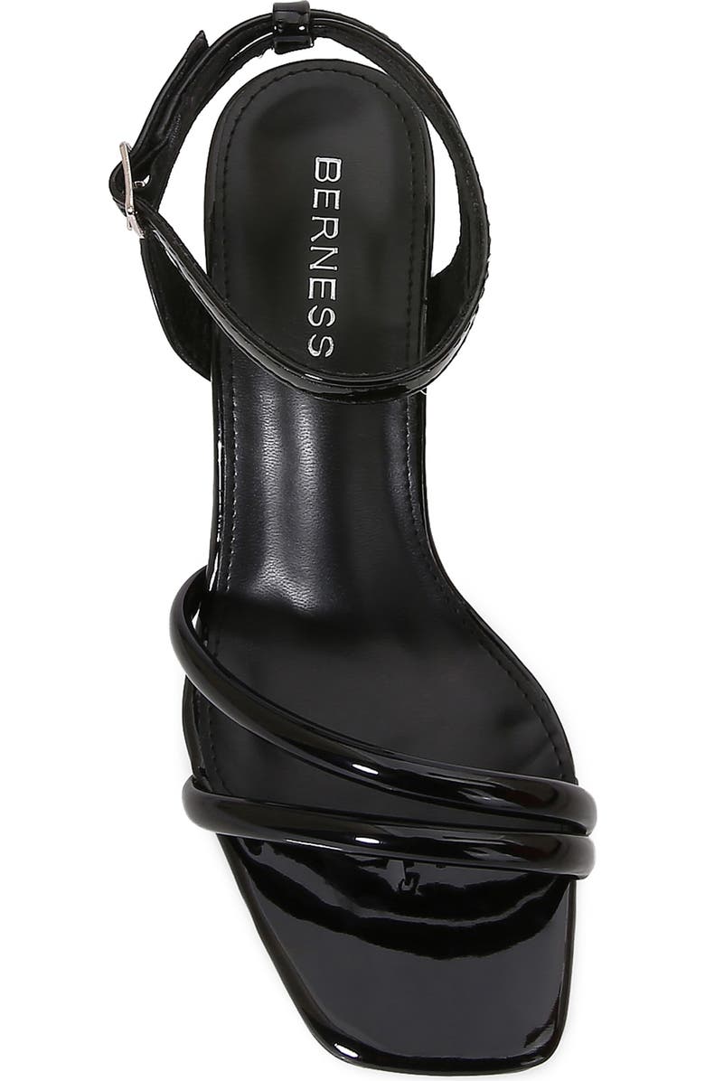 BERNESS Tubular Strap Sandal, Alternate, color, Black