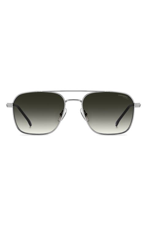 57mm Gradient Oversize Aviator Sunglasses