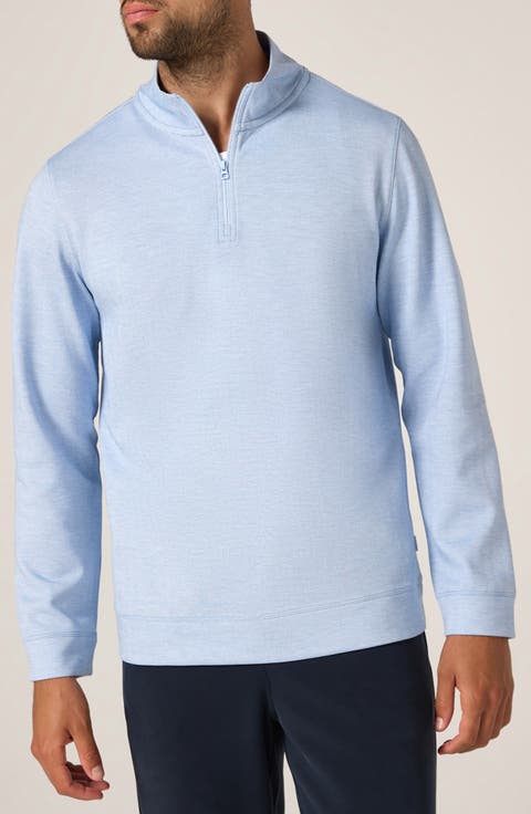 Ember Herringbone Quarter Zip Sweatshirt