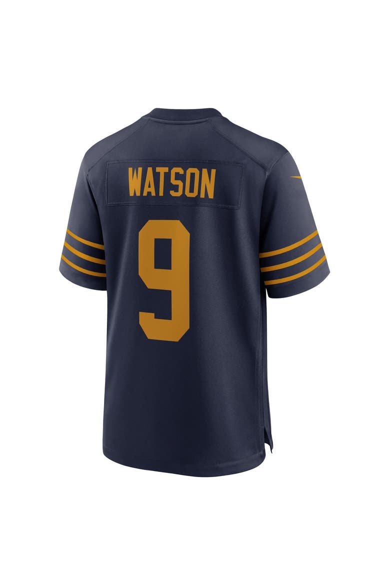 Men's Nike Christian Watson Navy Green Bay Packers The 1923 Classic Game Jersey, Alternate, color, Navy