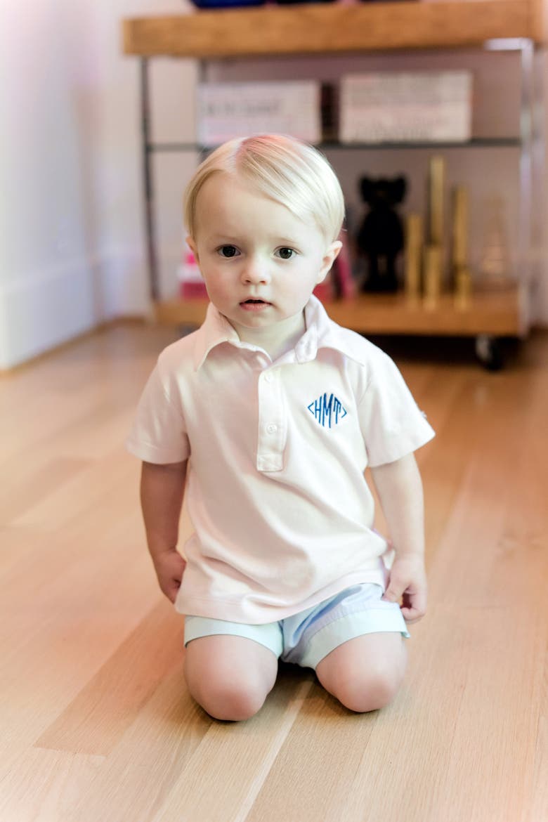 Griffin Boys' Polo Golf Shirt, Alternate, color, White