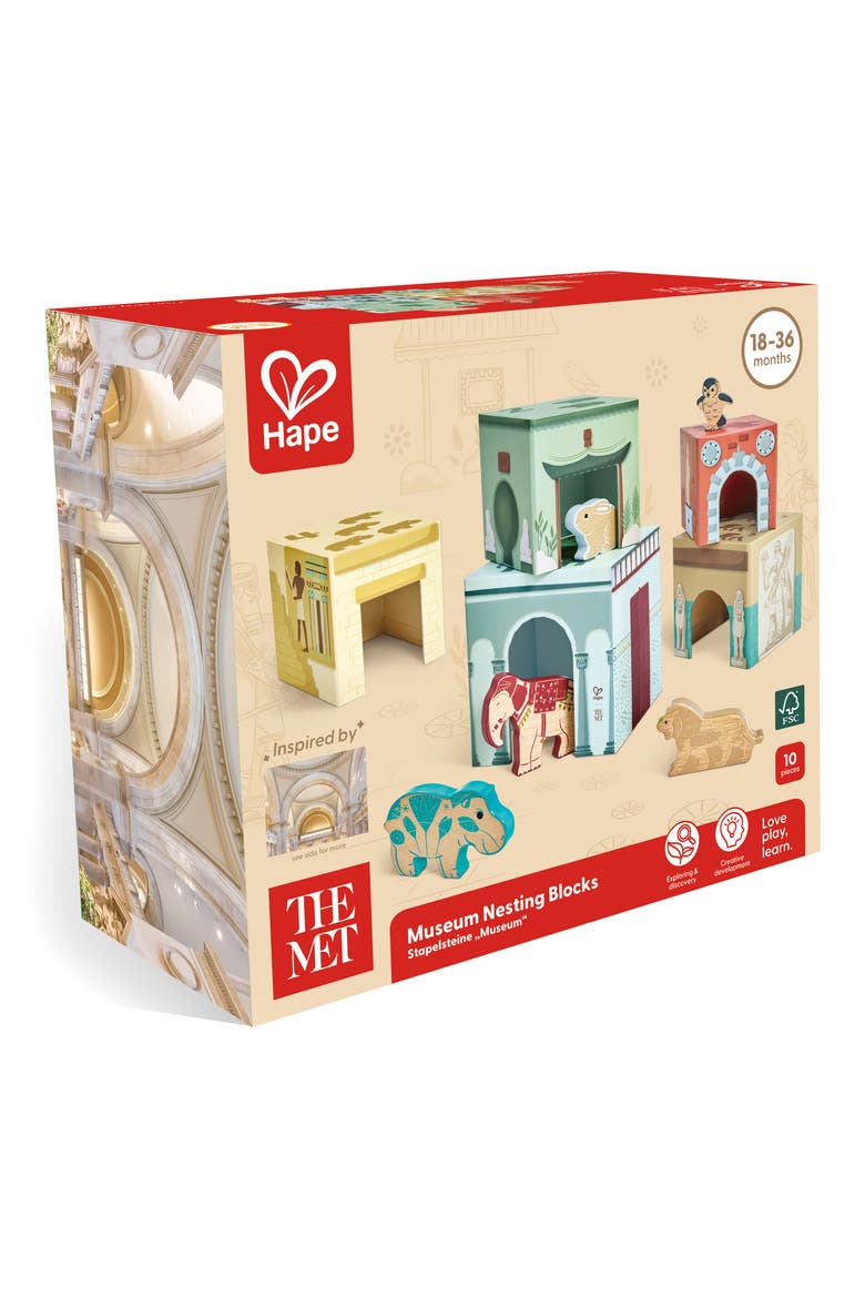 Museum Nesting Blocks Play Set, Alternate, color, MULTI