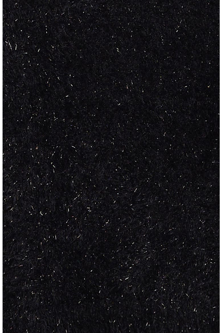 Kids' Sparkle Sweater, Alternate, color, BLACK