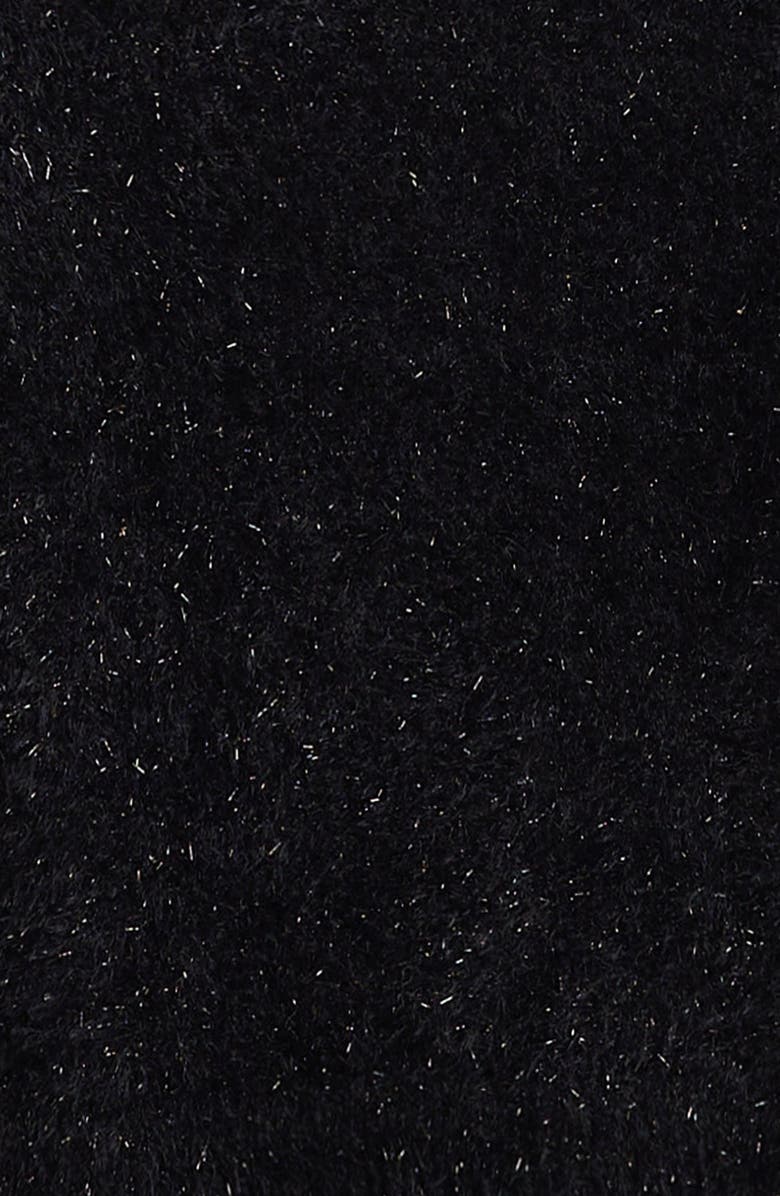 Cotton Emporium Kids' Sparkle Sweater, Alternate, color, Black