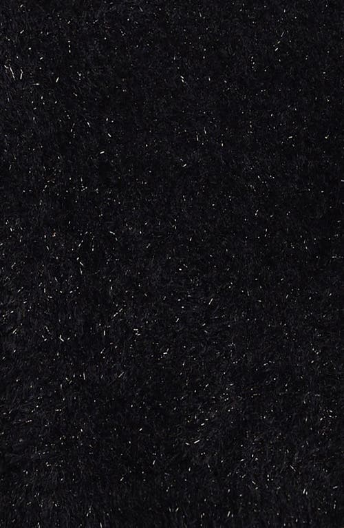 Cotton Emporium Kids' Sparkle Sweater In Black