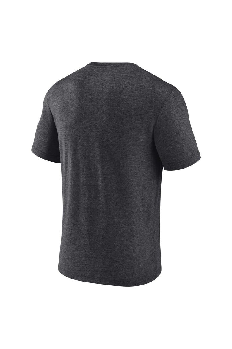Men's Fanatics Branded  Heather Charcoal Vegas Golden Knights 2023 Western Conference Champions Icing Tri-Blend T-Shirt, Alternate, color, Heather Charcoal