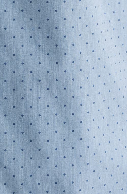 Bonobos Riviera Point Collar French Placket Short Sleeve Button-up Shirt In Blue
