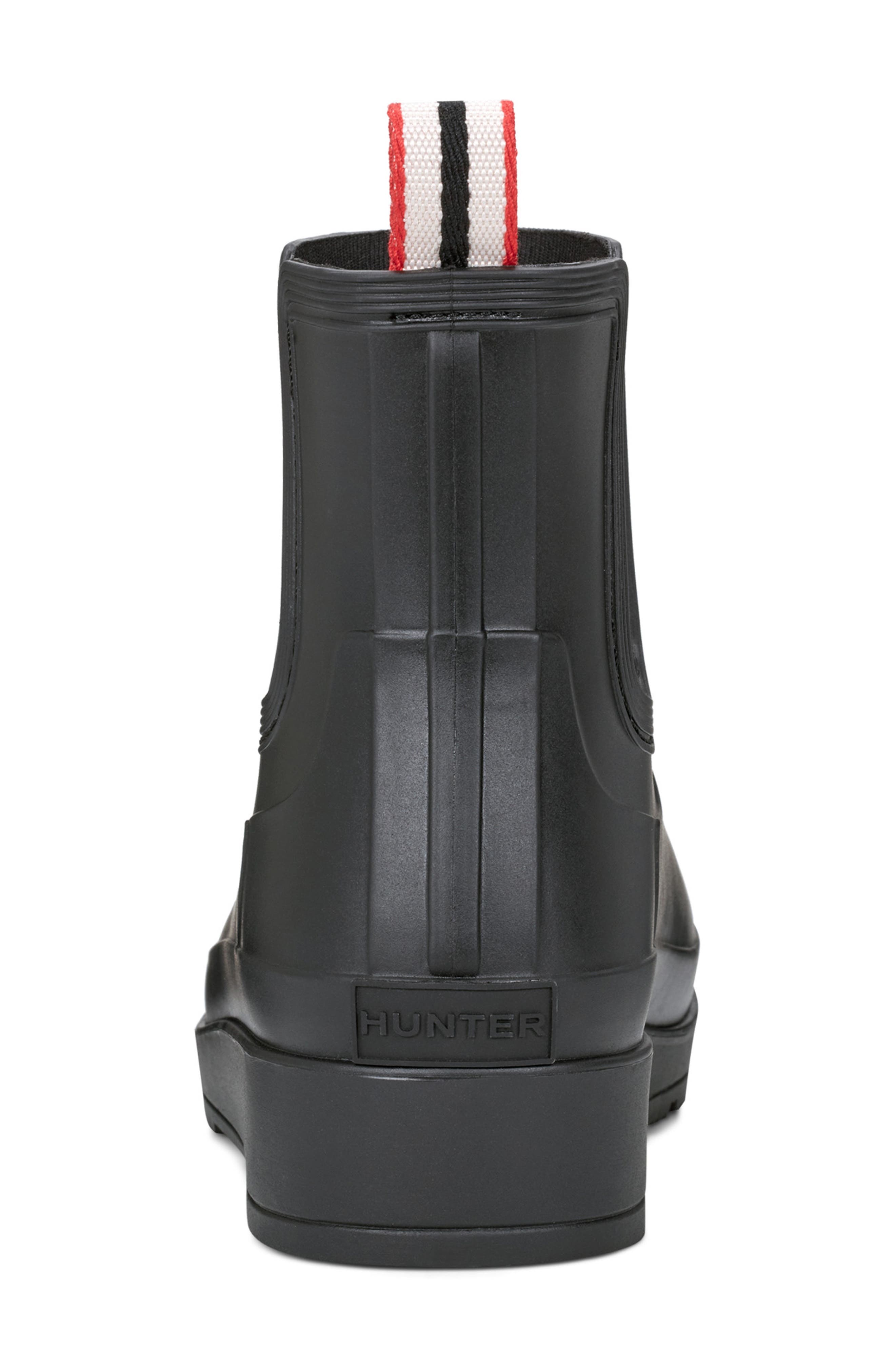 Hunter Tabitha Chelsea Waterproof Rain Boot, Alternate, color, Black/ Black