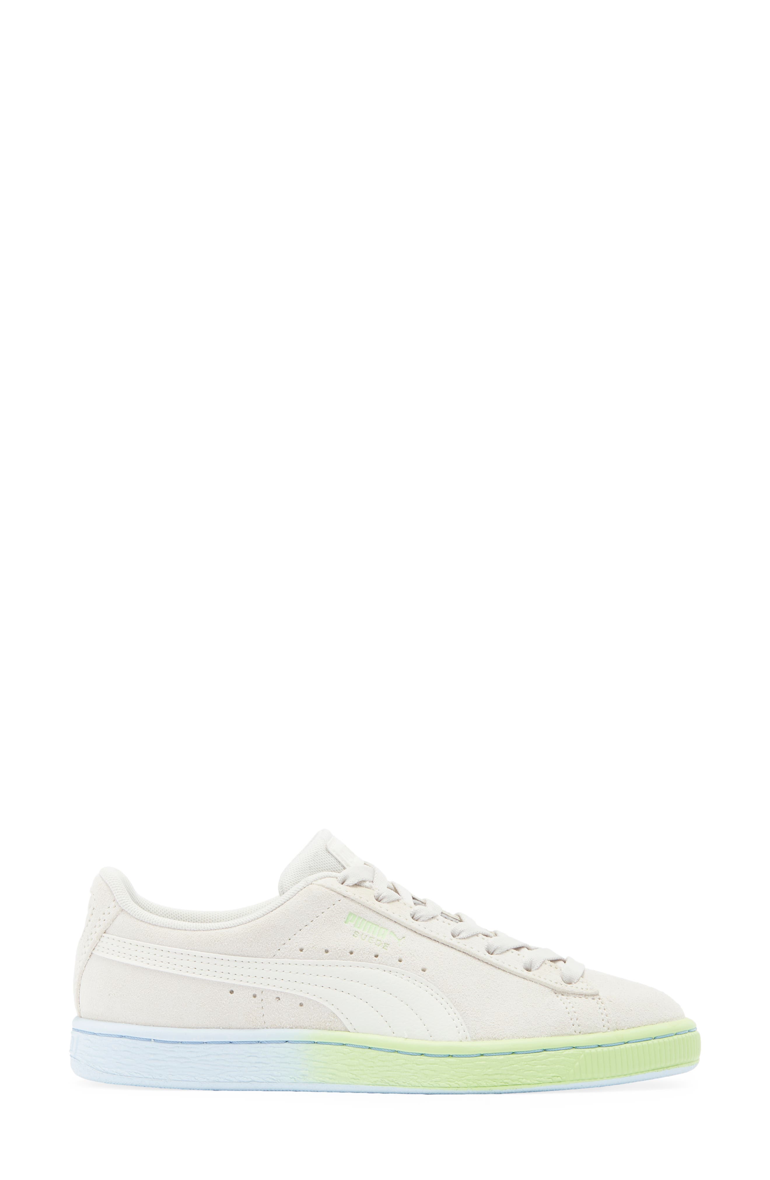 PUMA Classic Beach Days Sneaker, Alternate, color, Warm White-Spring Fern