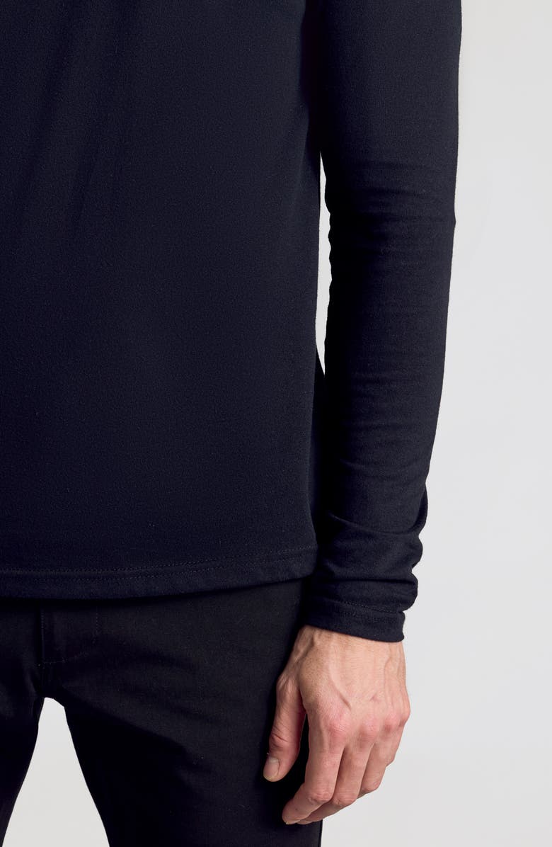 True Classic Classic Long Sleeve Henley, Alternate, color, Black