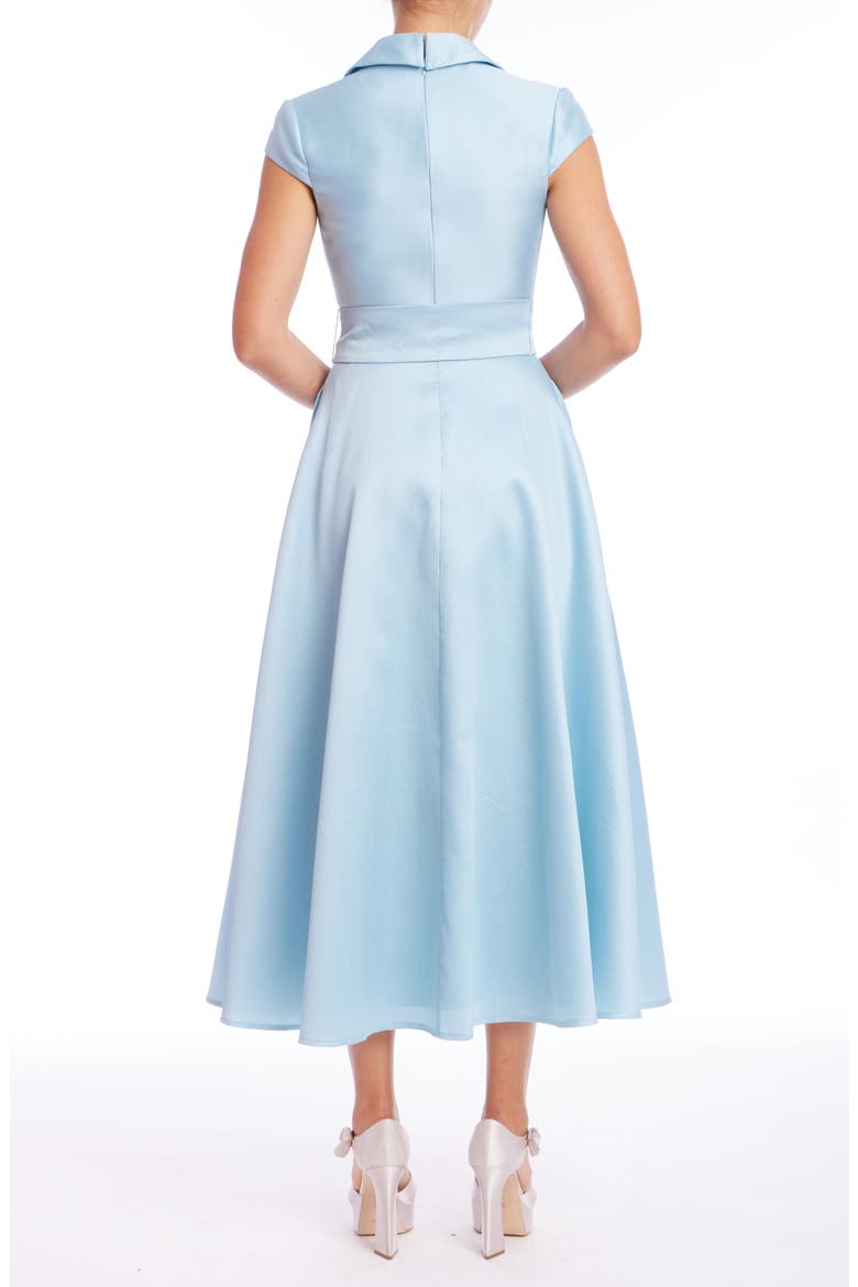 Cap Sleeve Cocktail Dress, Alternate, color, HYDRA BLUE