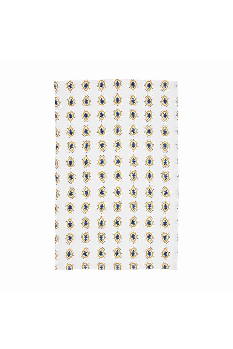 Paisley Dot Towel, Main, color, Yellow