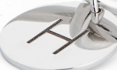 Meshmerise Love Knot Initial Bracelet In Metallic