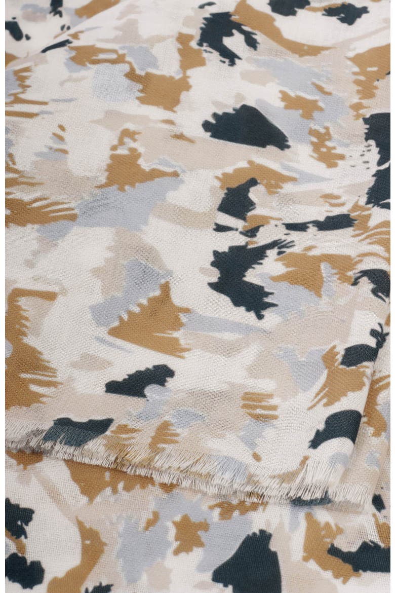 Printed Scarf, Alternate, color, Terrazo