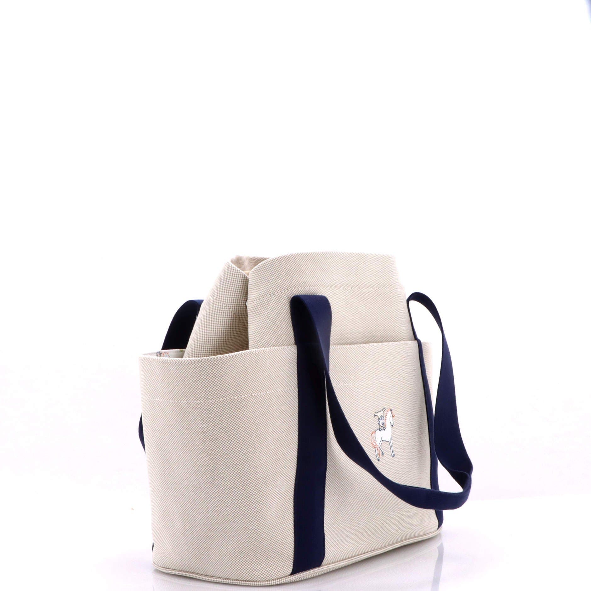 Cabriole Nappy Tote Canvas, Alternate, color, Beige