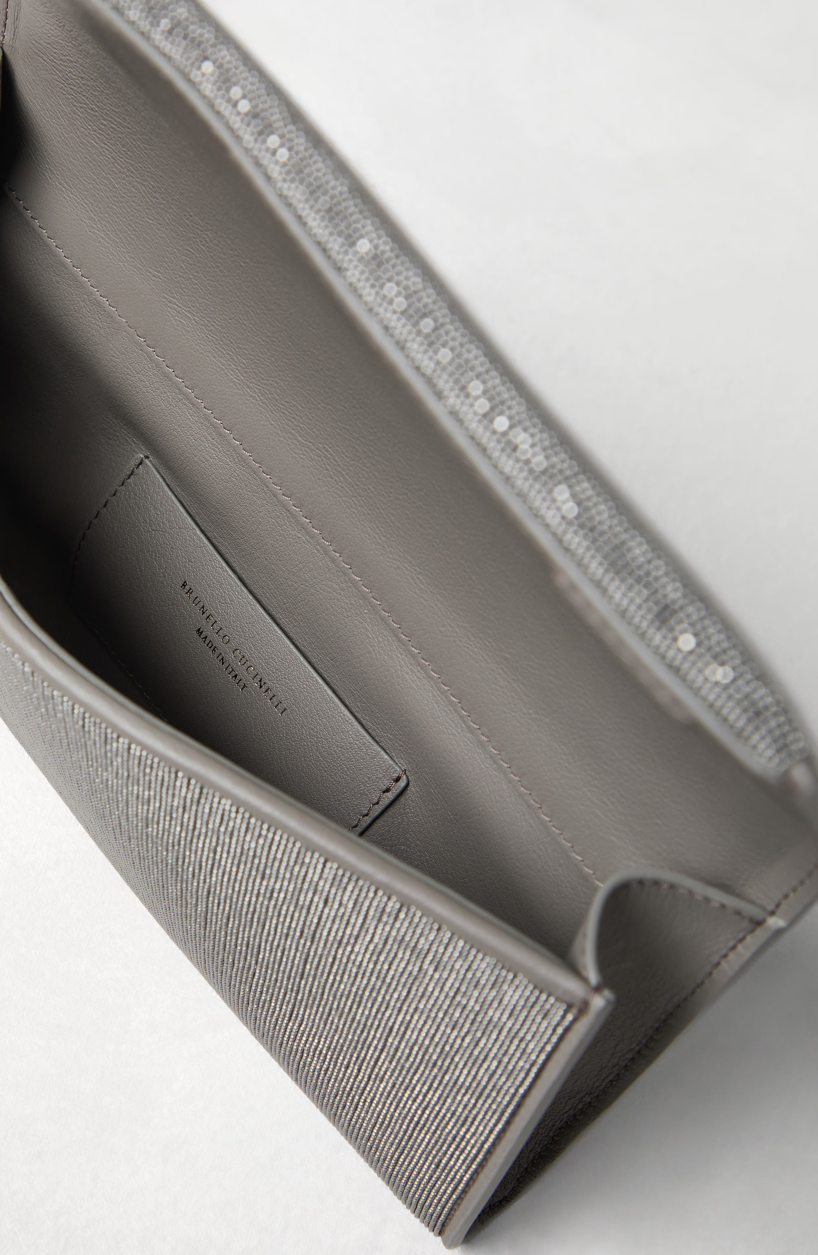 Brunello Cucinelli Precious clutch, Alternate, color, 