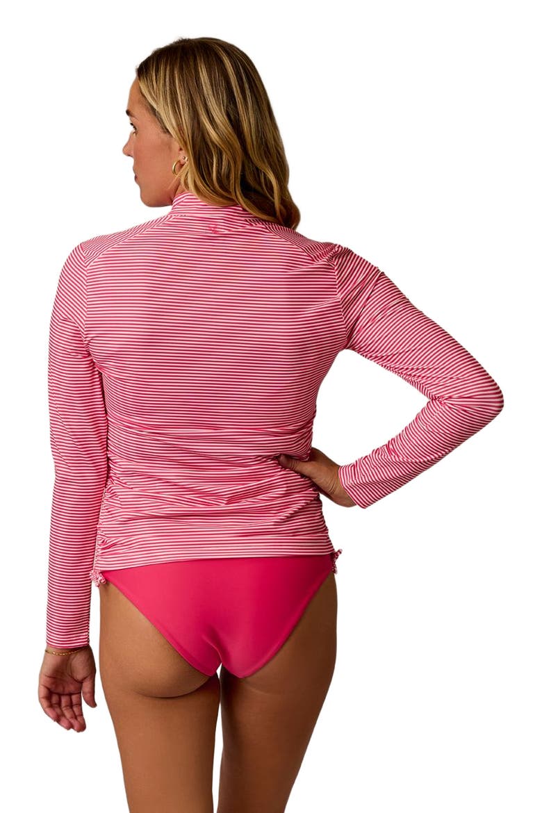 Cruz Rashguard, Alternate, color, Melon Stripe