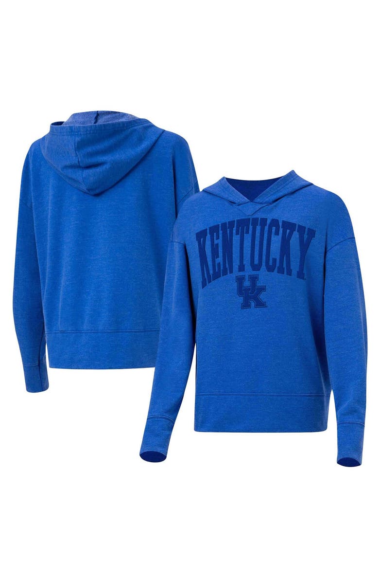 CONCEPTS SPORT Women's Concepts Sport Royal Kentucky Wildcats Volley Long Sleeve Hoodie T-Shirt, Main, color, 