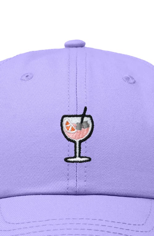 Dalix Spritz Embroidered Everyday Hat In Lavender