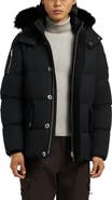 Moose Knuckles Original 3Q Genuine Shearling Trim Water Resistant & Wind Resistant Down Puffer Jacket