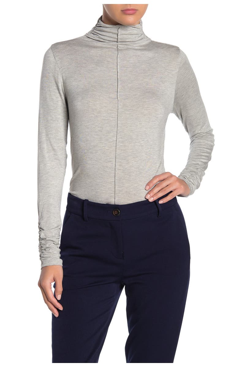 Kinross Ruched Turtleneck Top, Main, color, 