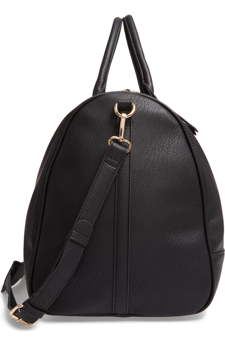 Sole Society Devon Faux Leather Weekend Duffle Bag, Alternate, color,