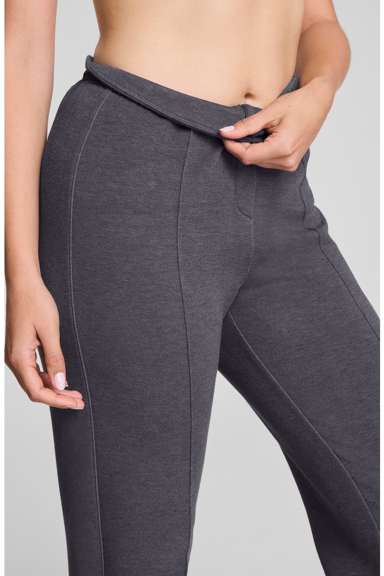 Brushed AirEssentials® Slim Straight Leg Pants, Alternate, color, HEATHER STORM