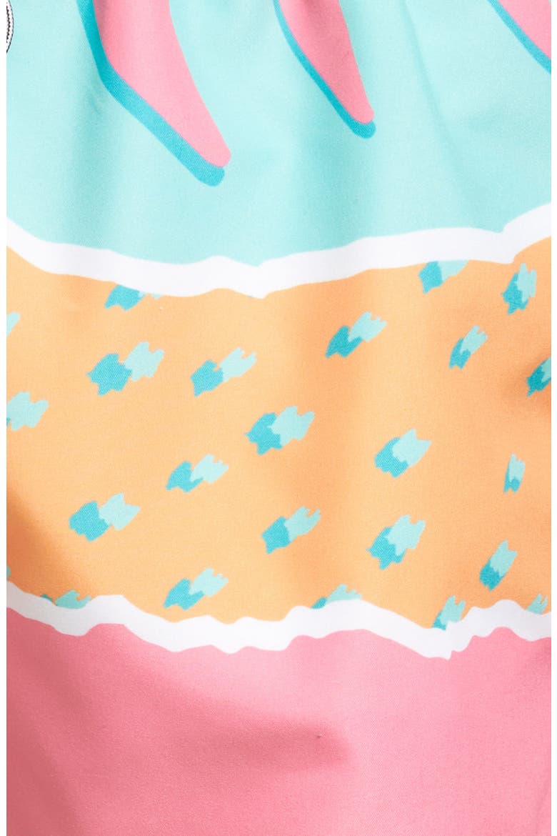 Print Swim Trunks, Alternate, color, MULTI