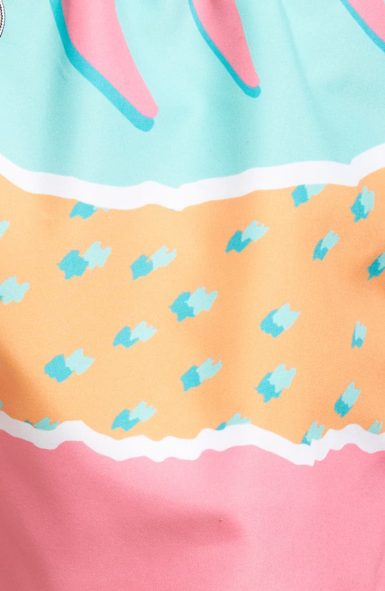 Boardies Print Swim Trunks, Alternate, color, Multi