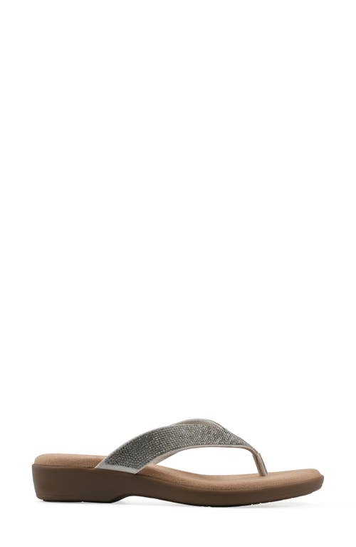 Cliffs By White Mountain Becharm Sandal In Ecru Fabric