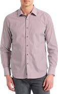 Robert Graham Greenwich Stripe Stretch Button-Up Shirt