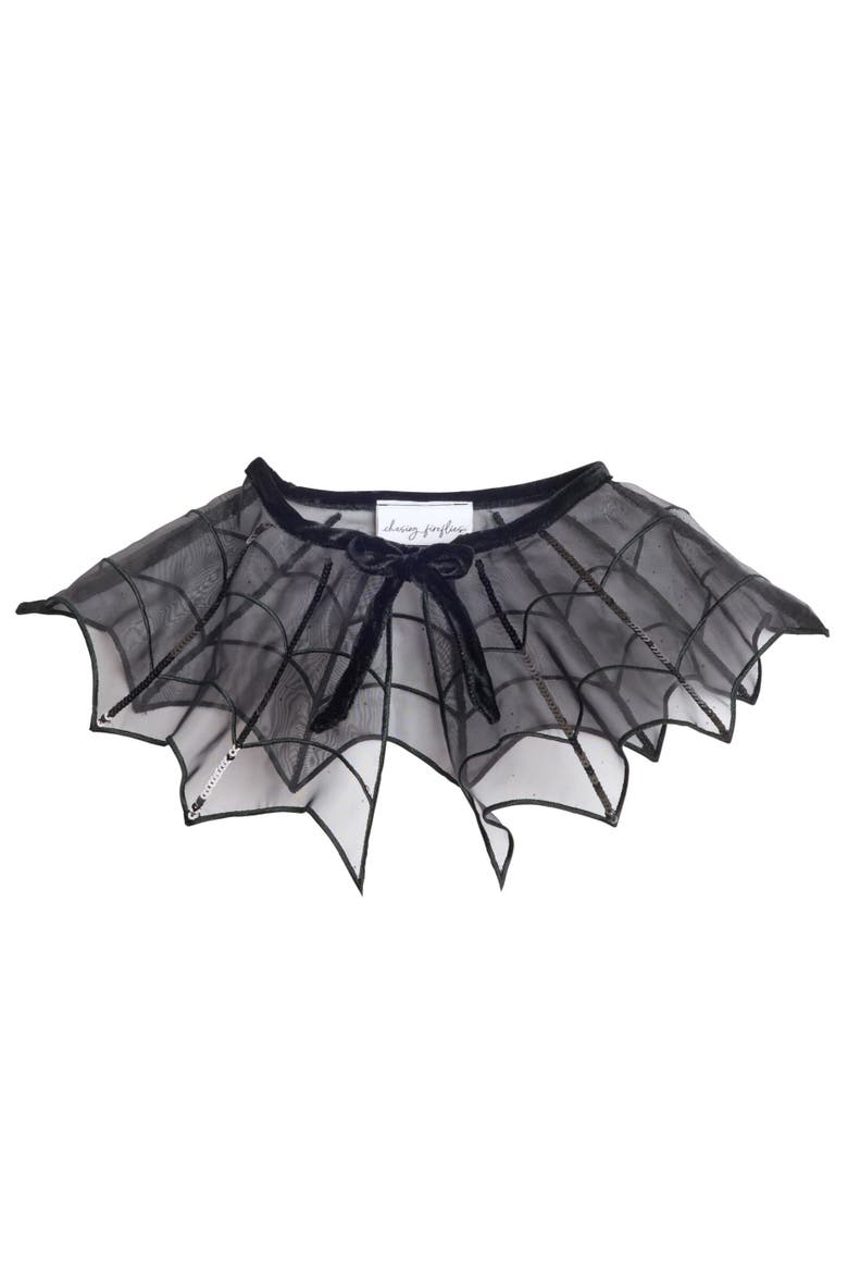 Spiderella Collar for Girls, Main, color, Black
