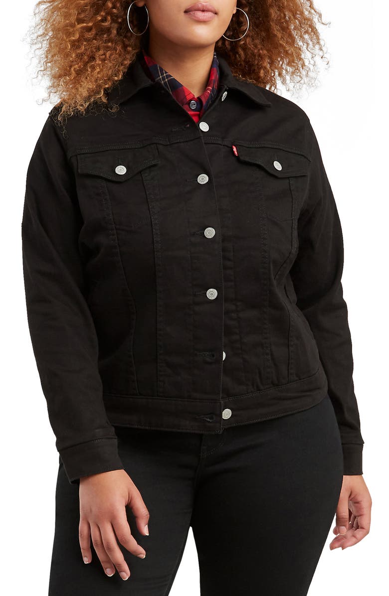 Levi's<sup>®</sup> Original Denim Trucker Jacket, Main, color,