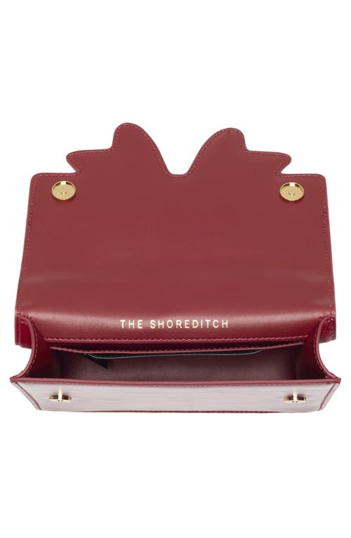 Kurt Geiger London Bow Small Shoreditch Shoulder Bag In Red