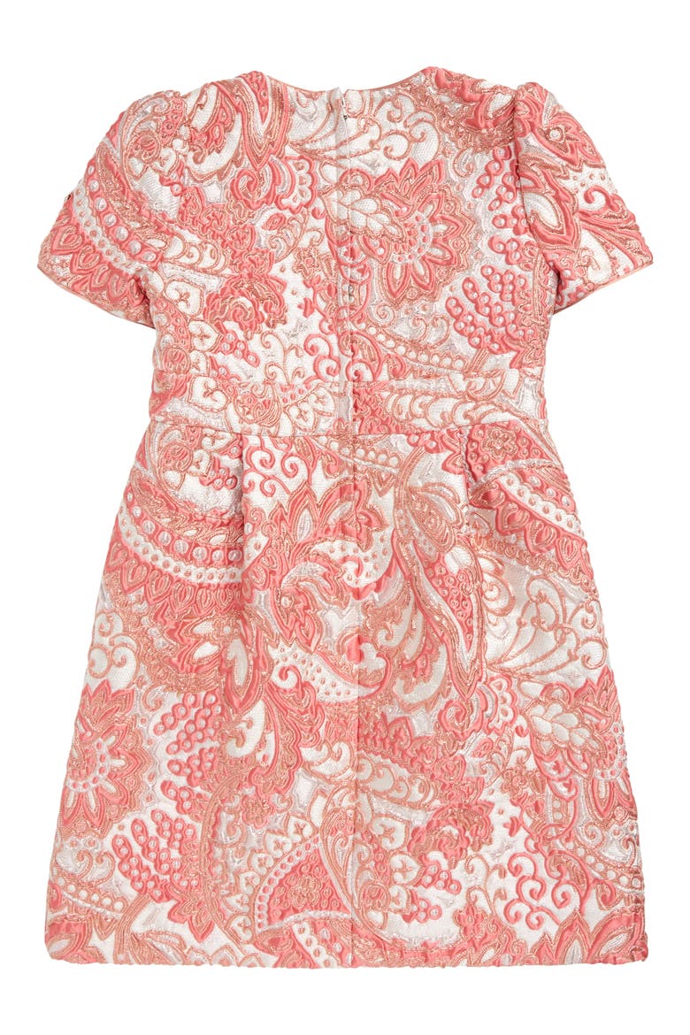 Paisley A-Line Dress, Alternate, color, PINK