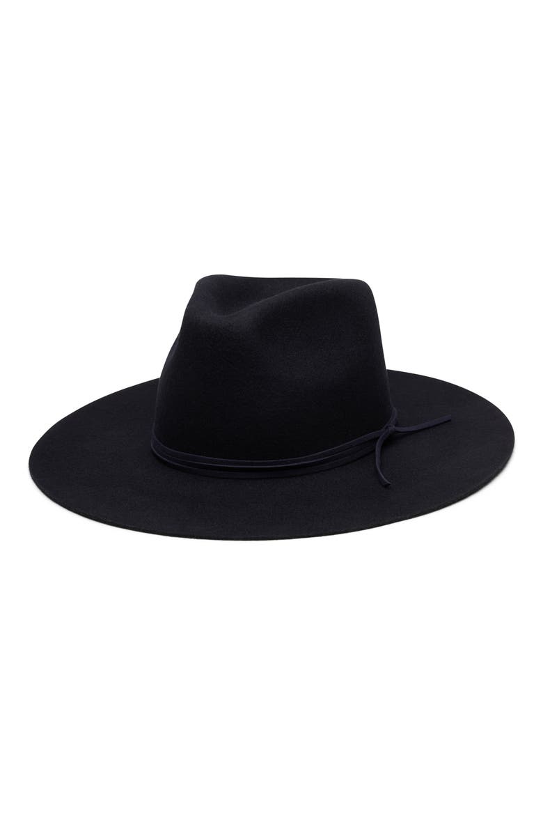 Shea Wool Felt Fedora, Main, color, MIDNIGHT