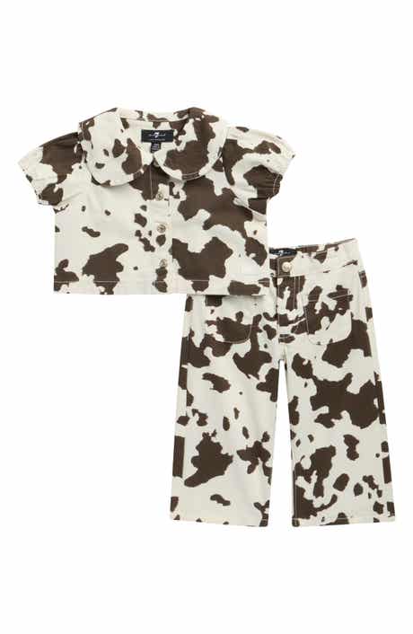 Button-Up Shirt & Pants Set