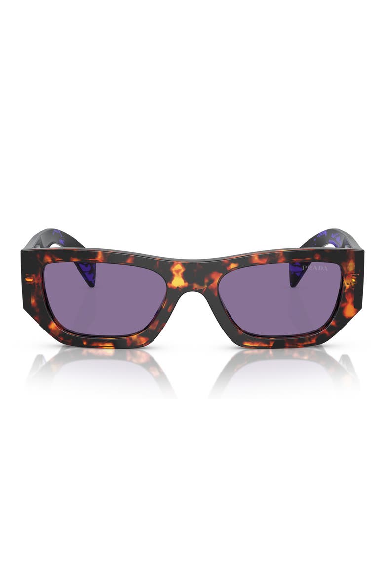 53mm Pillow Sunglasses, Main, color, HAVANA