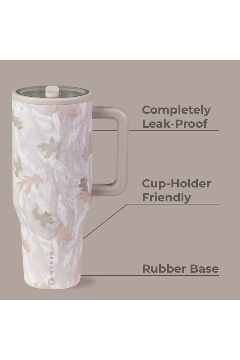 Traveler - Leakproof Insulated 32oz Water Bottle with Handle & Flip Straw, Alternate, color, Camo