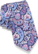 Robert Graham Paisley Floral Silk Tie