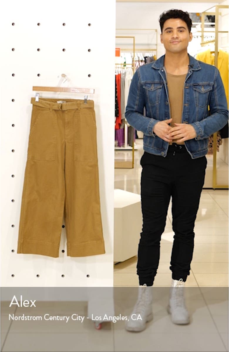 Utility Crop Wide Leg Pants, sales video thumbnail