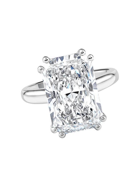 Certified 4.00Ct Radiant Cut Diamond Engagement Ring Gold Lab Grown